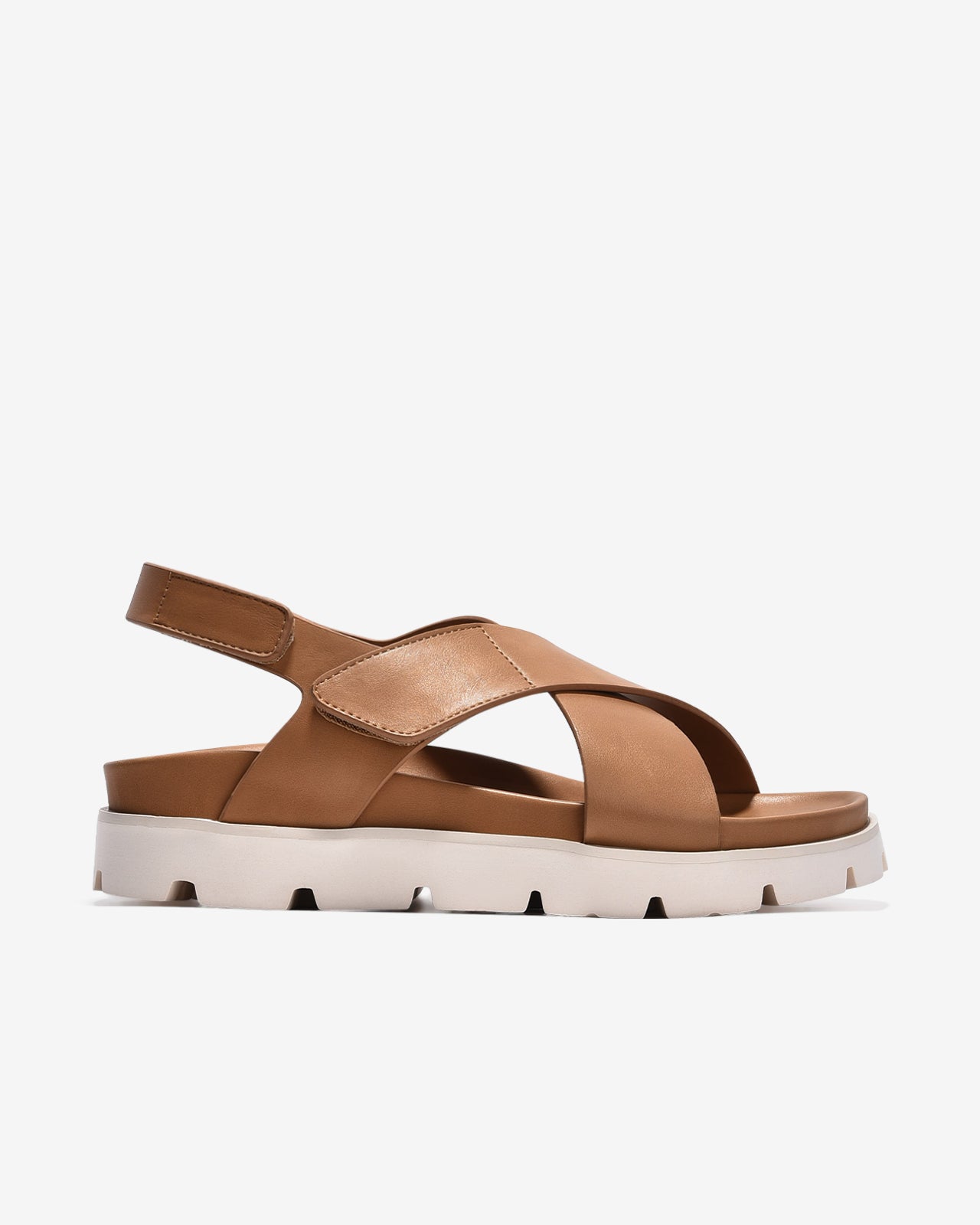 Giày Sandal Zucia Quai Chéo Bản To-STH94-Nâu Color2First