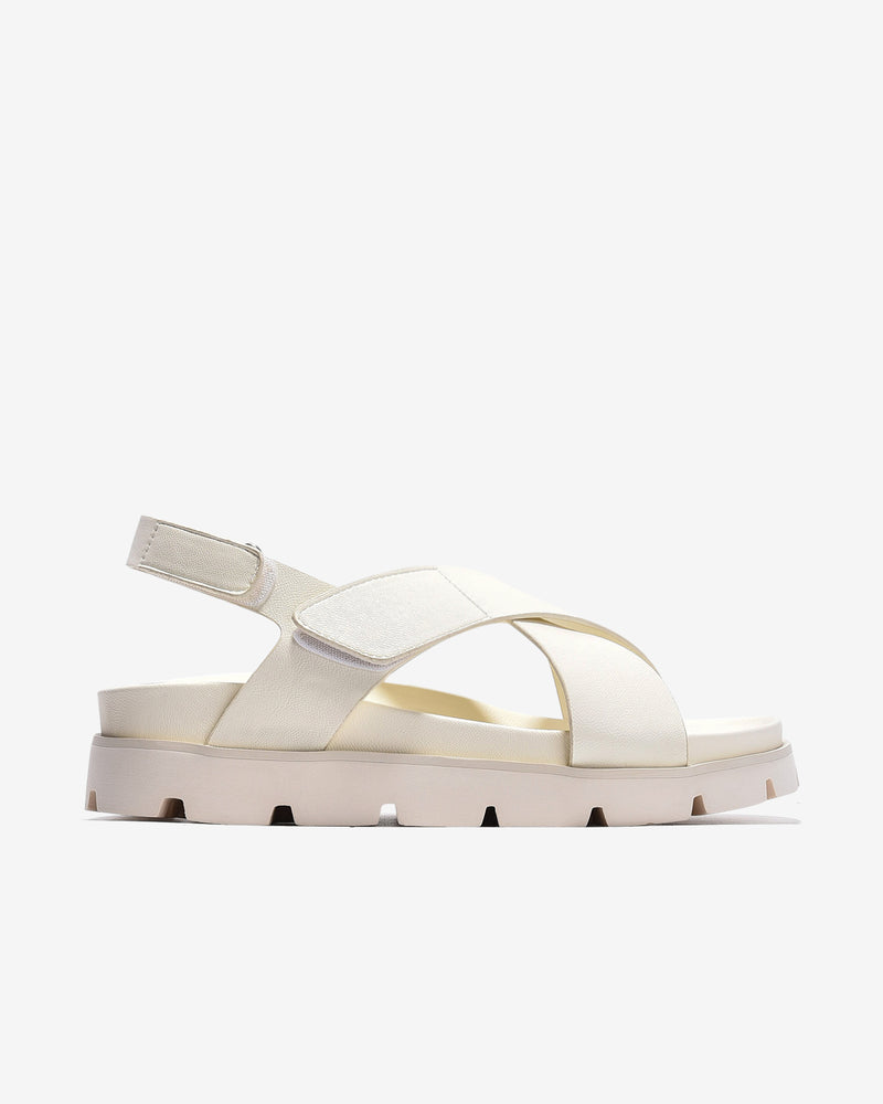 Giày Sandal Zucia Quai Chéo Bản To-STH94-Trắng Color3First