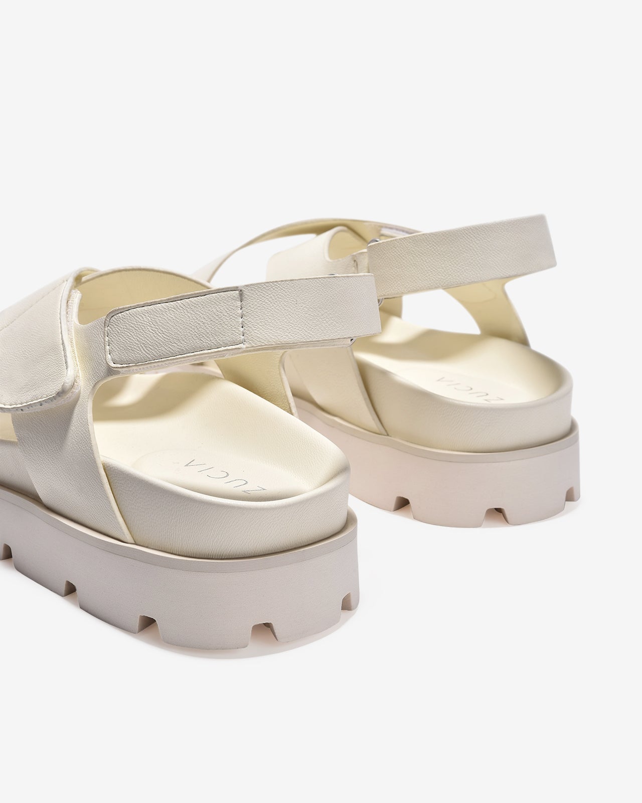 Giày Sandal Zucia Quai Chéo Bản To-STH94-Trắng Color3