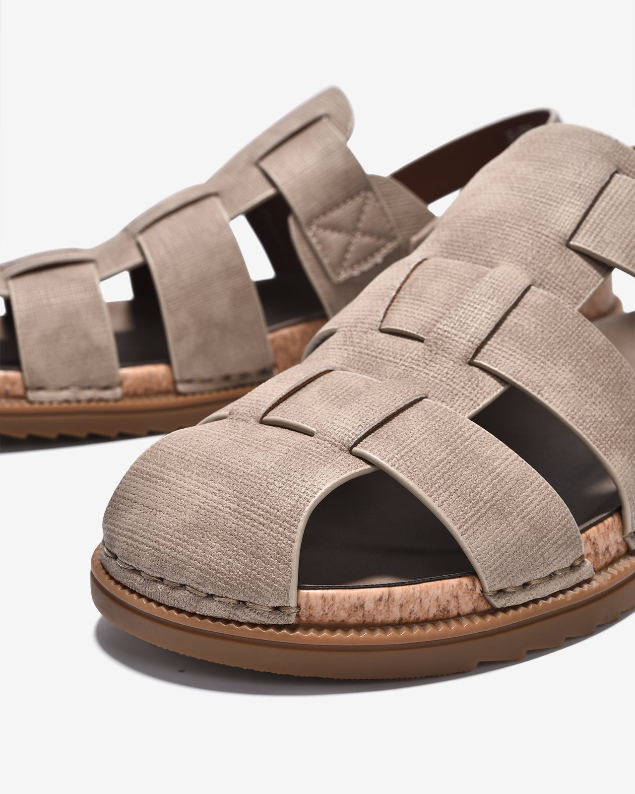 Sandal Rọ Nam Zuciani Quai Đan-SCF70-Kem Color1