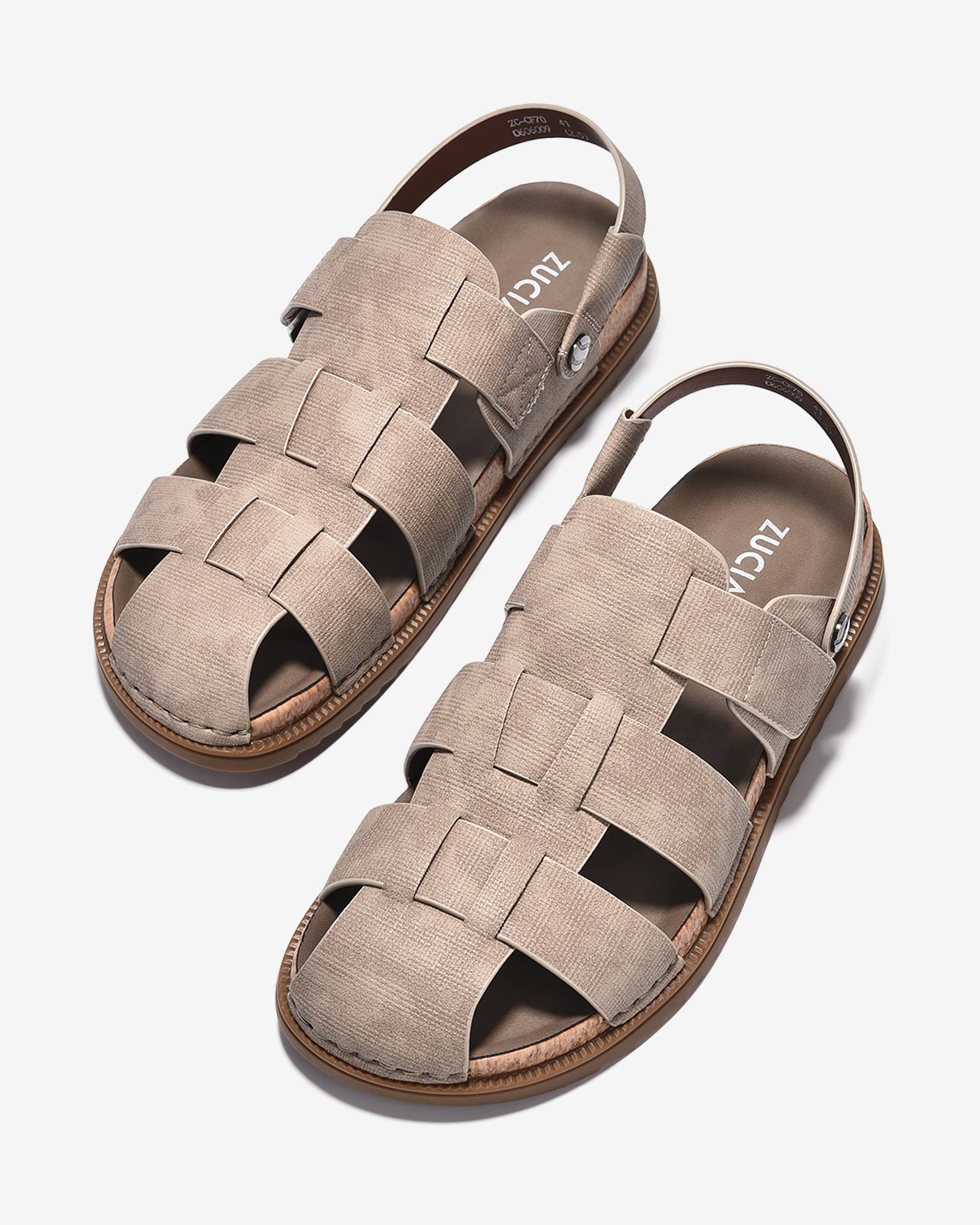 Sandal Rọ Nam Zuciani Quai Đan-SCF70-Kem Color1