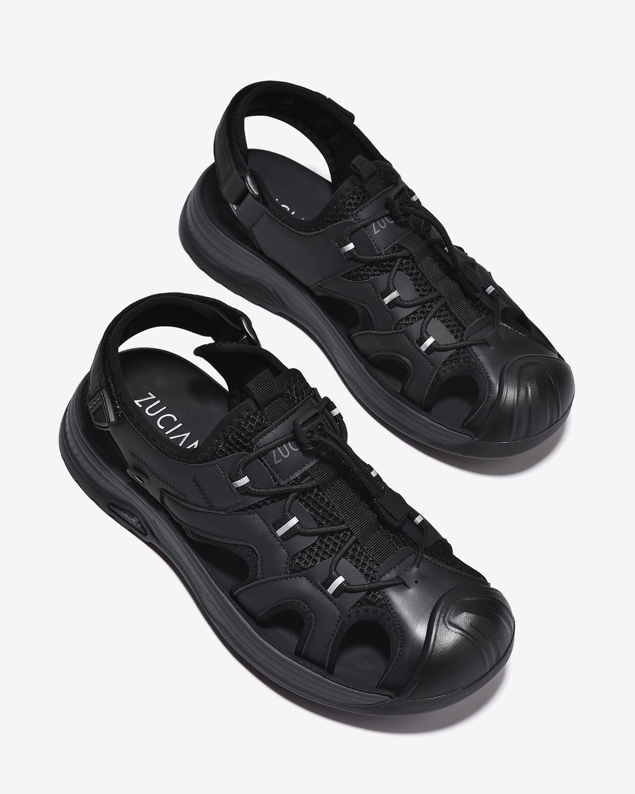 Sandal Rọ Nam Zuciani Quai Rút-SCF88Đen Color2