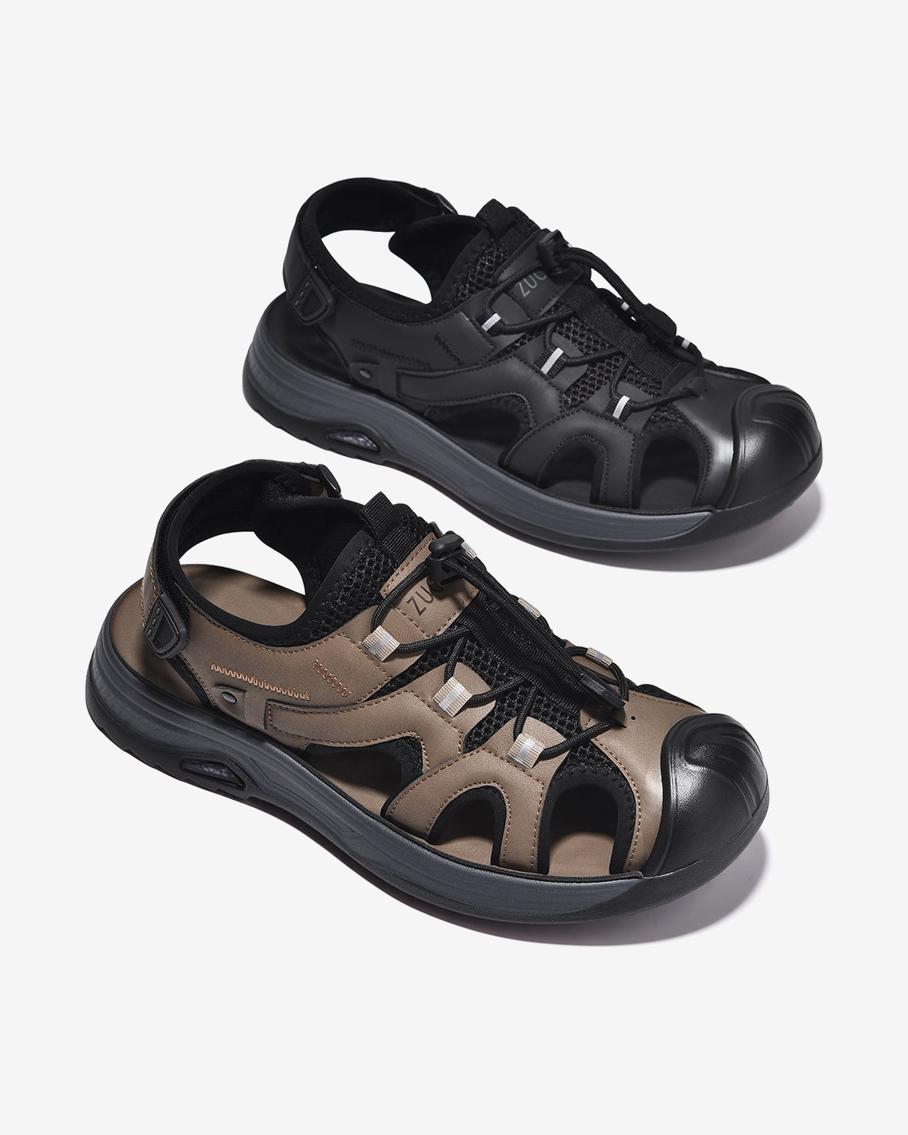 Sandal Rọ Nam Zuciani Quai Rút-SCF88Đen Color2