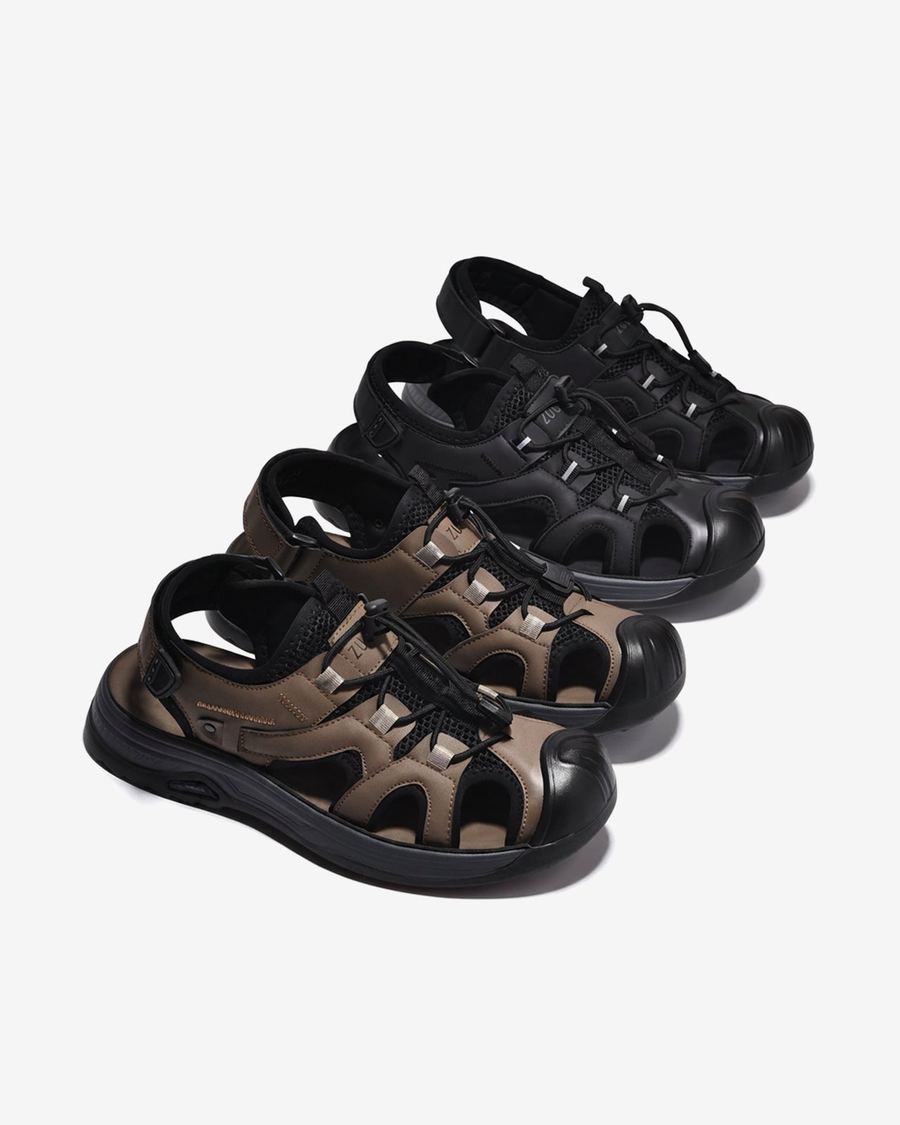 Sandal Rọ Nam Zuciani Quai Rút-SCF88-Rêu Color2