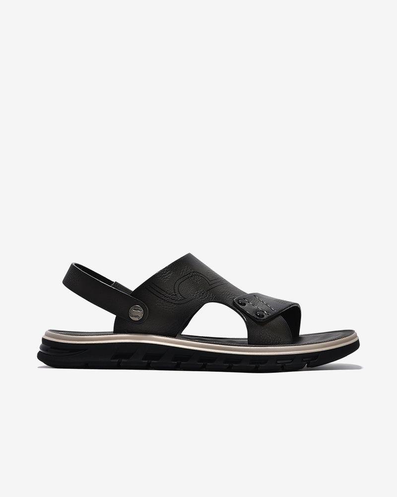 Giày Sandal Nam Zuciani Viền Đế Trắng-SCF66-Xám Color2First