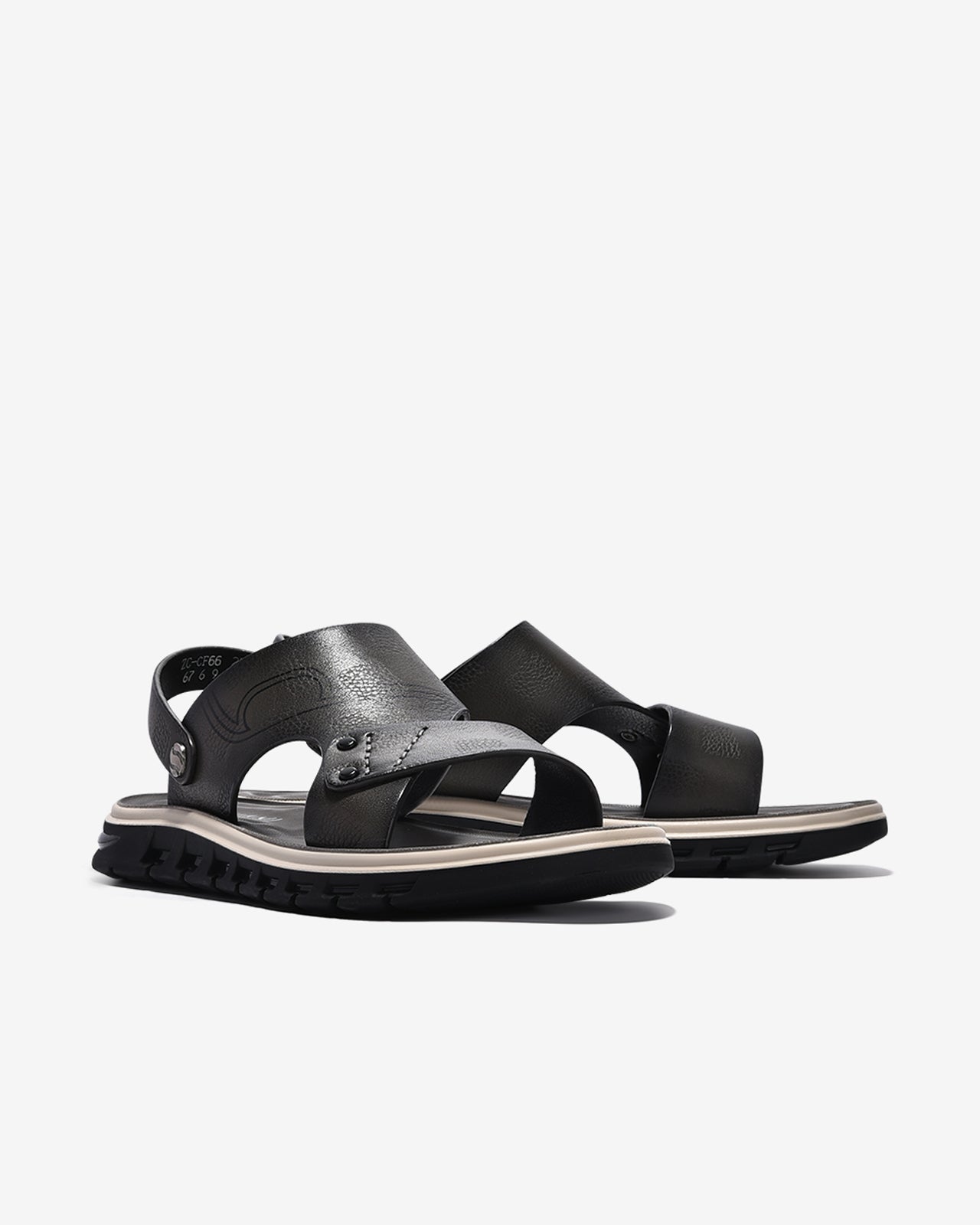 Giày Sandal Nam Zuciani Viền Đế Trắng-SCF66-Xám Color2