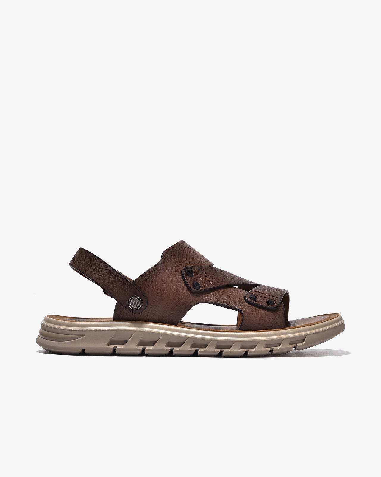 Sandal Nam Zuciani Quai Đan Chéo-SCF87Nâu Color1First