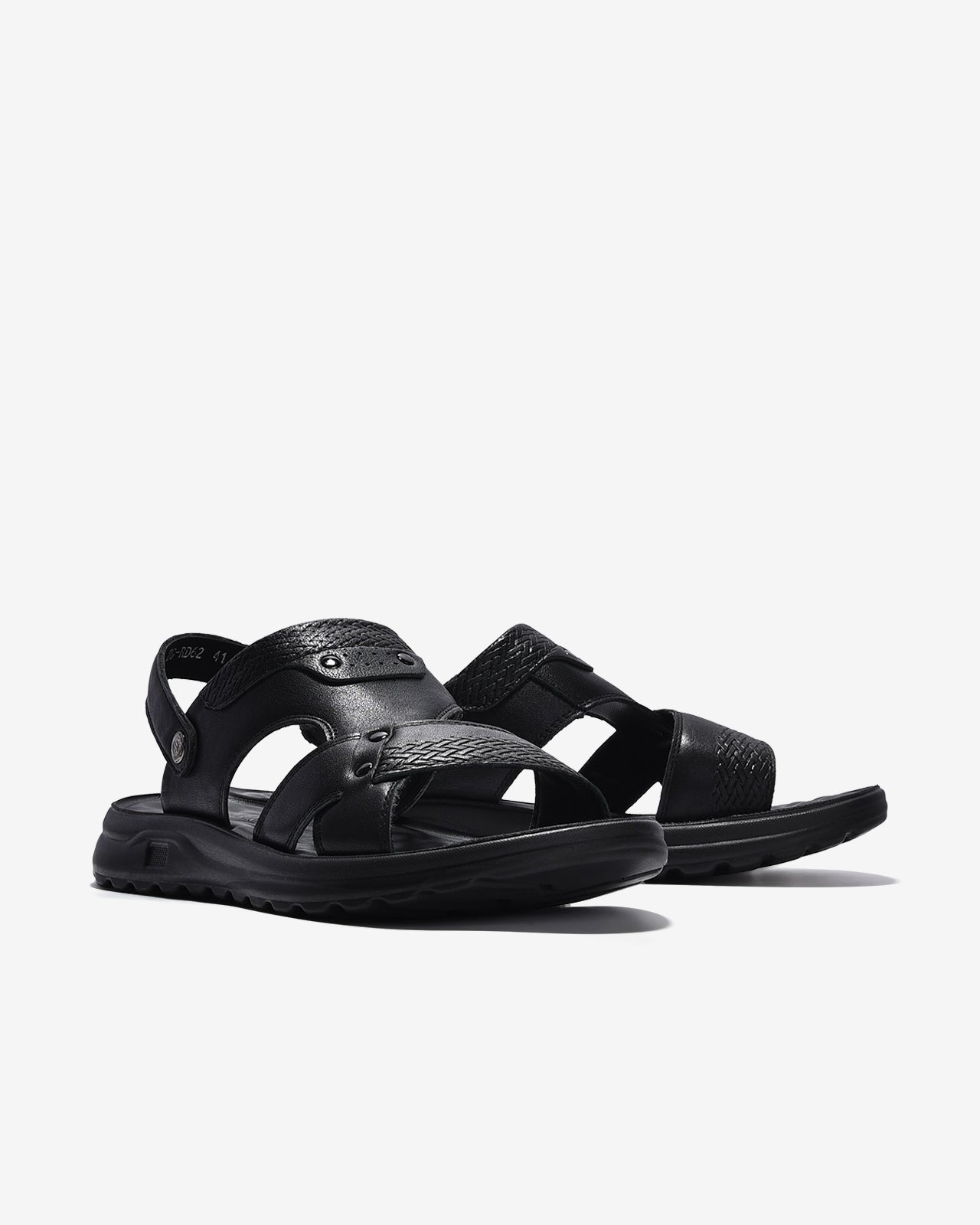 Sandal Nam Zuciani Da Mềm Quai Bản To-SRD62-Đen Color1