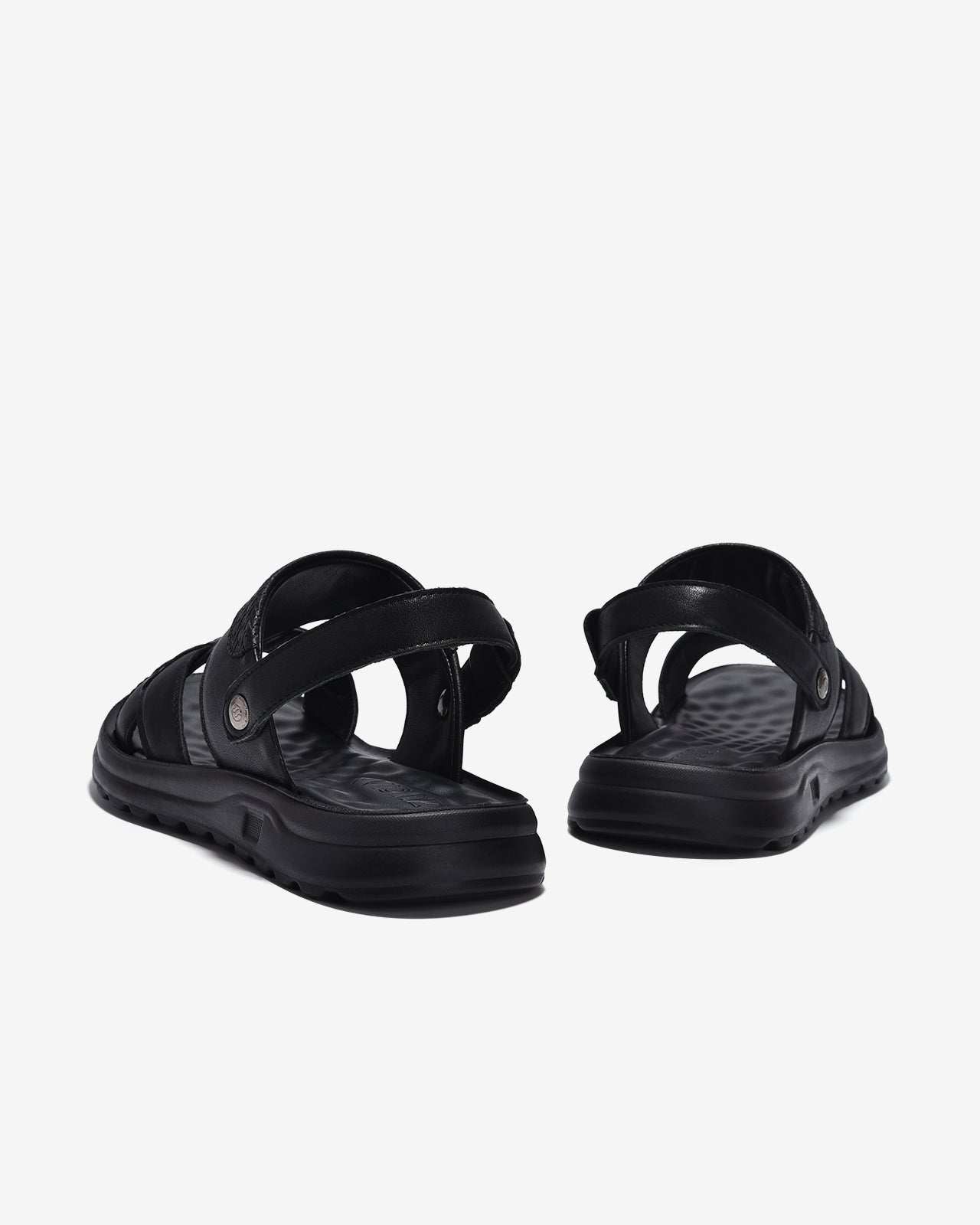 Sandal Nam Zuciani Da Mềm Quai Bản To-SRD62-Đen Color2