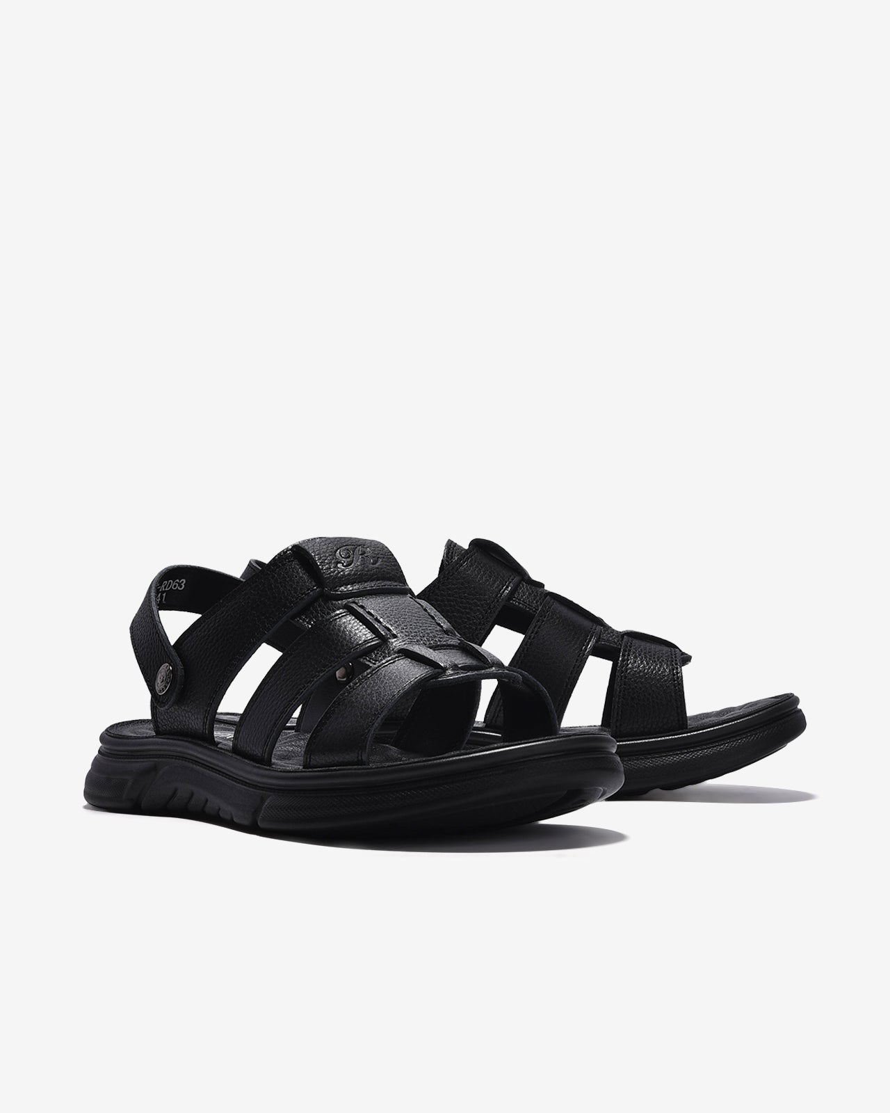 Giày Sandal Nam Zuciani Quai Đan-SRD63-Đen Color1