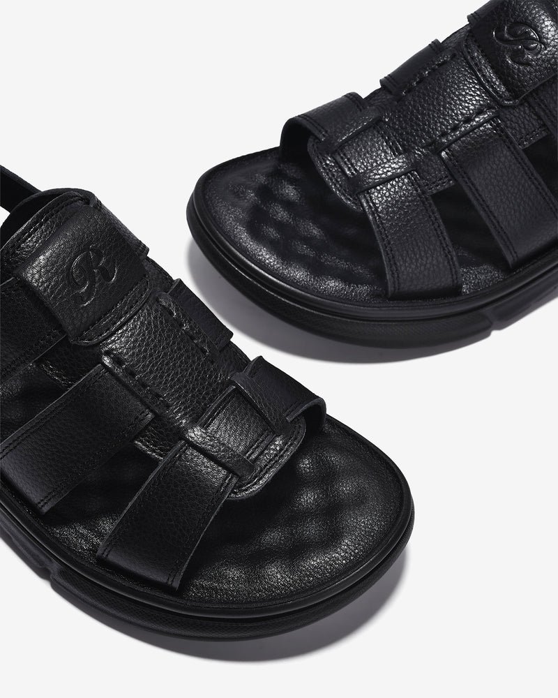 Giày Sandal Nam Zuciani Quai Đan-SRD63-Đen Color2