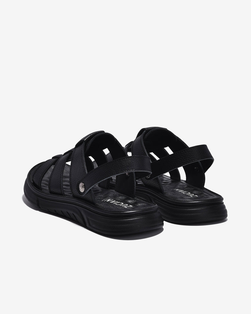 Giày Sandal Nam Zuciani Quai Đan-SRD63-Đen Color2