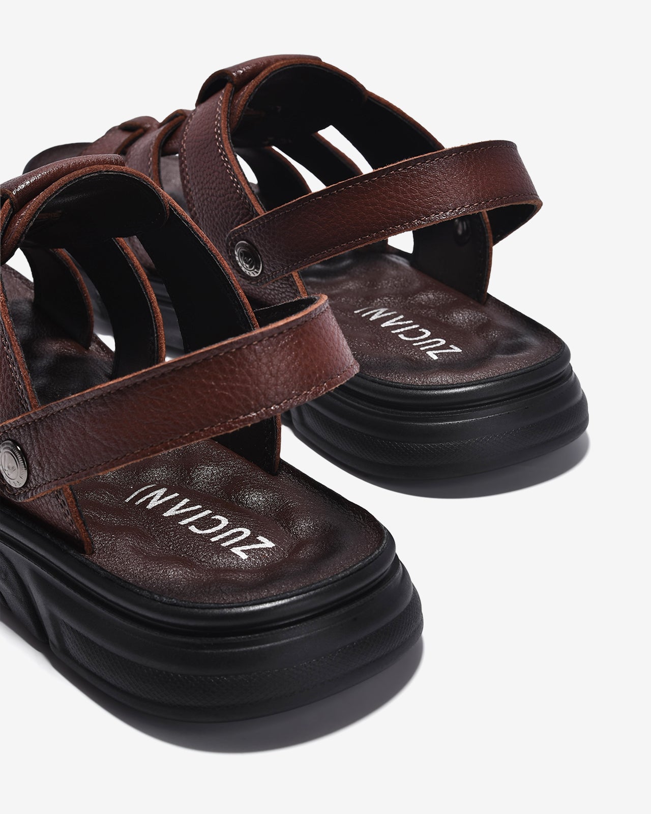 Giày Sandal Nam Zuciani Quai Đan-SRD63Nâu Color2