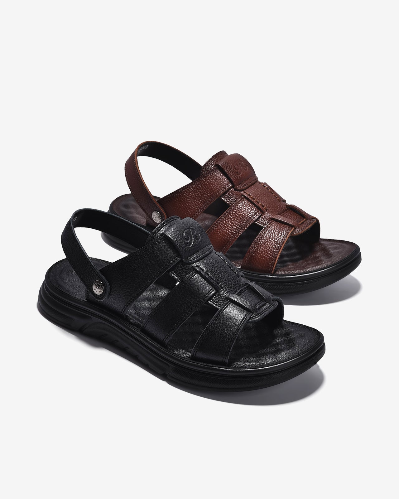 Giày Sandal Nam Zuciani Quai Đan-SRD63Nâu Color1