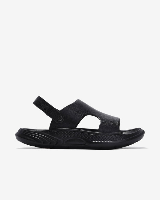 Giày Sandal Nam Zuciani Quai Liền Nguyên Khối Đế Đúc-SRD65-Đen Color1First