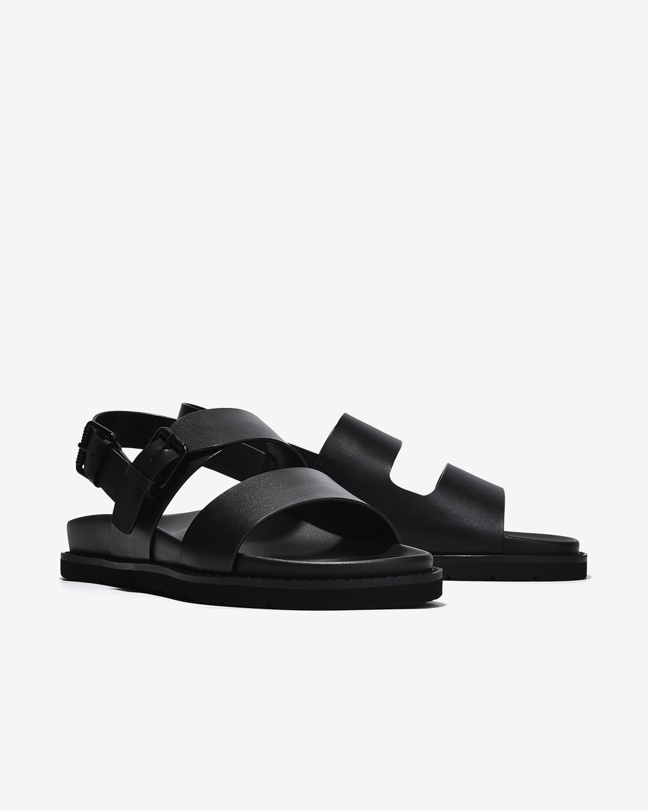 Giày Sandal Zuciani Quai Phối Khóa-SRW22-Đen Color1