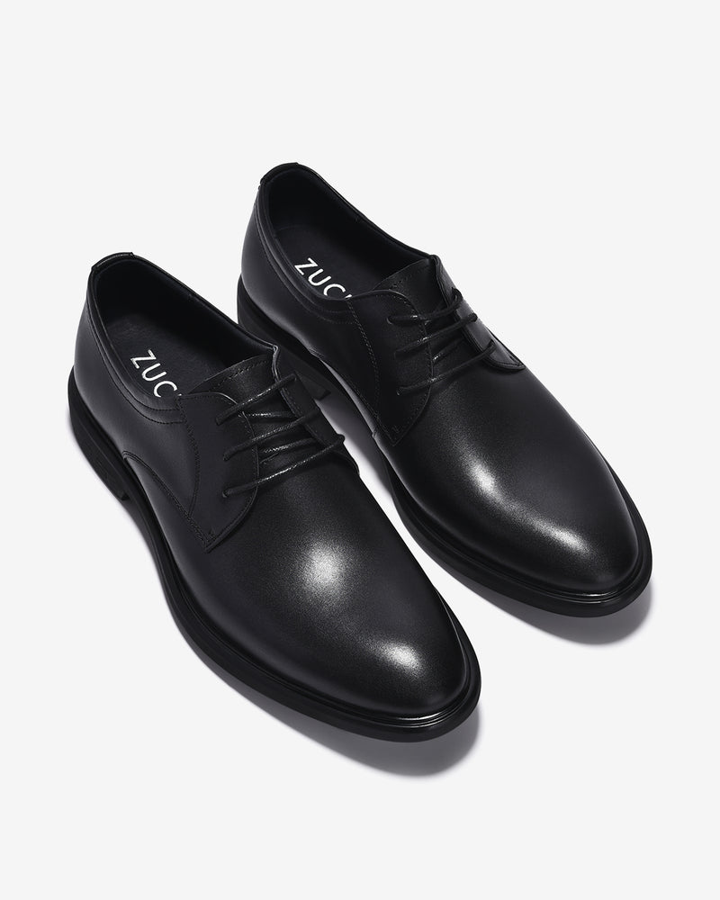 Giày Tây Nam Zuciani Dáng Derby Cổ Điển-GCF67Đen Color1