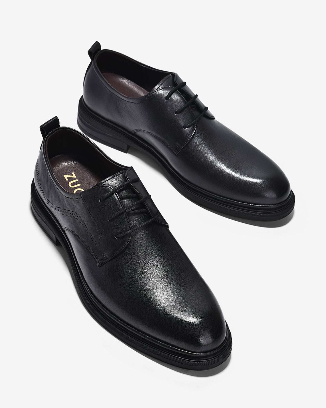 Giày Tây Nam Zuciani Cổ Điển Lịch Lãm-GCF69-Đen Color1