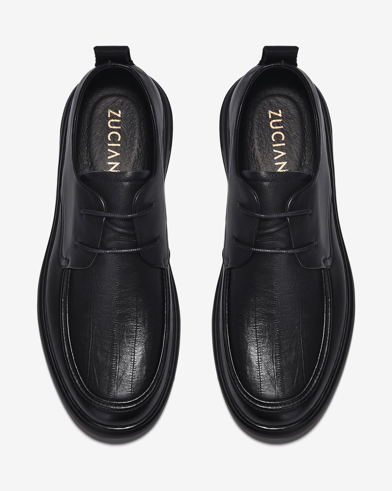 Giày Tây Nam Zuciani Da Cao Cấp Phối Dây-GRD61-Đen Color2