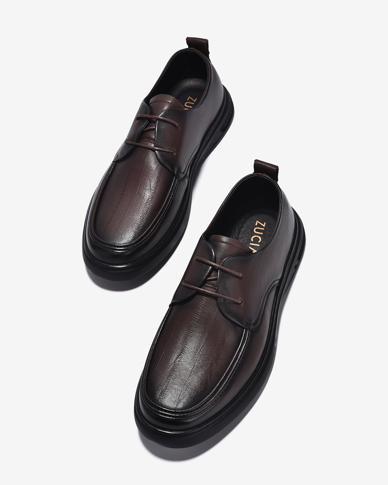 Giày Tây Nam Zuciani Da Cao Cấp Phối Dây-GRD61-Nâu Color2