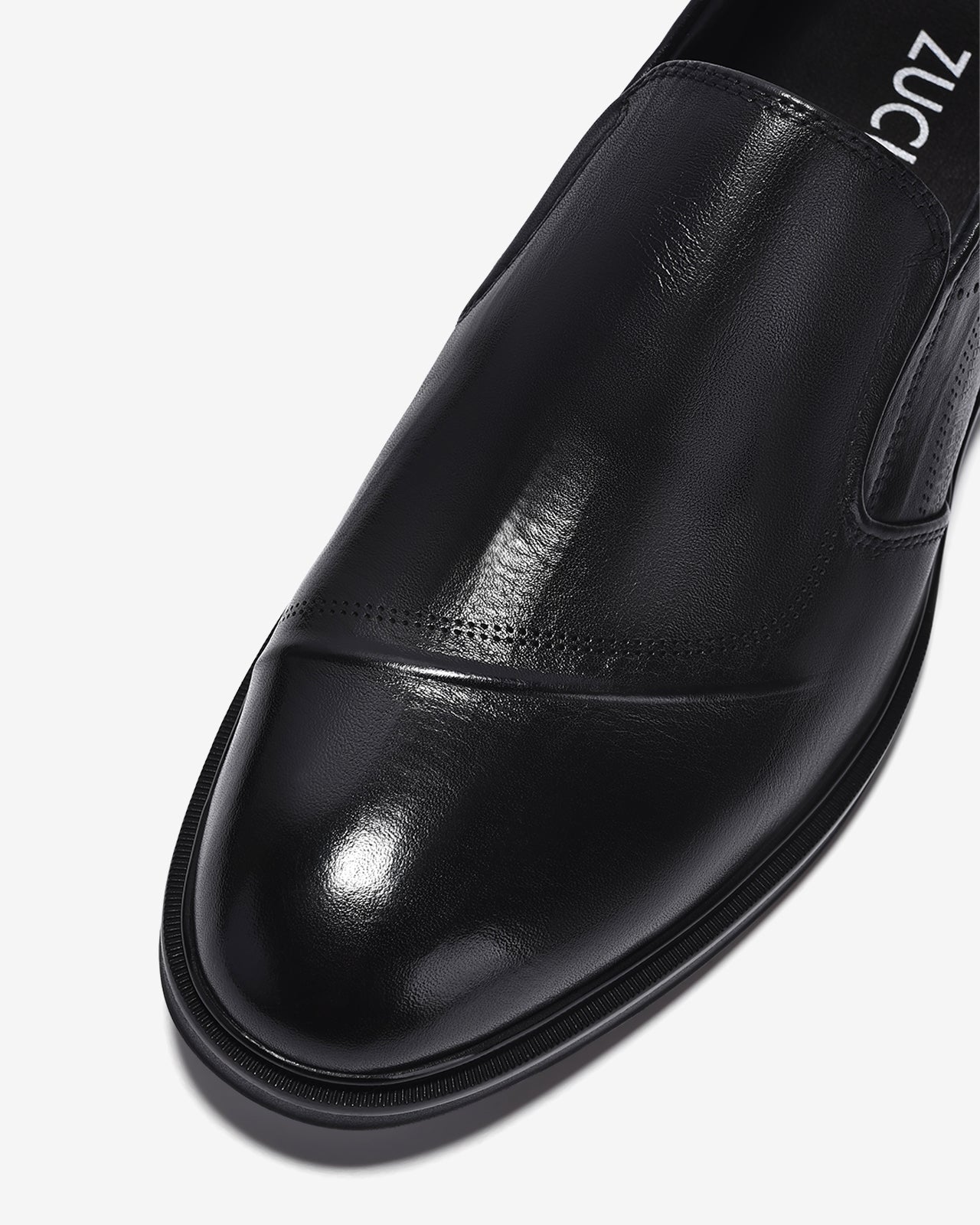 Giày Tây Nam Zuciani Không Dây Lịch Lãm-GRD64-Đen Color2