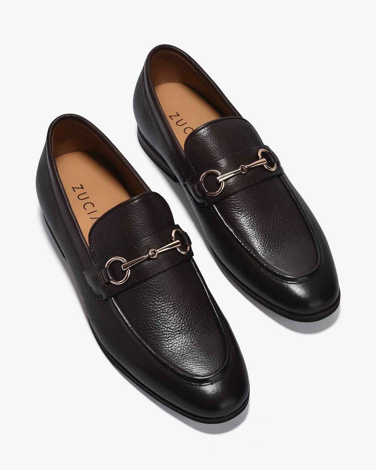 Giày Tây Nam Zuciani Quai Ngang Khoá kim Loại-GRW01-Nâu Color2