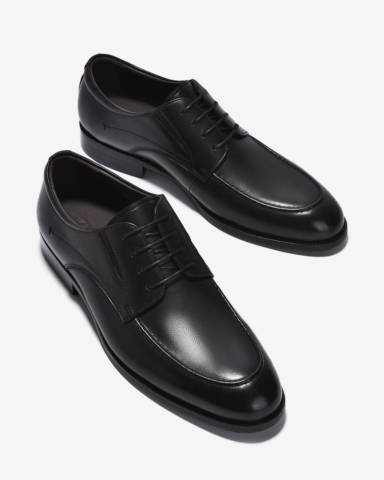 Giày Tây Nam Zuciani Đường May Viền Mũi-GRW08-Đen Color1