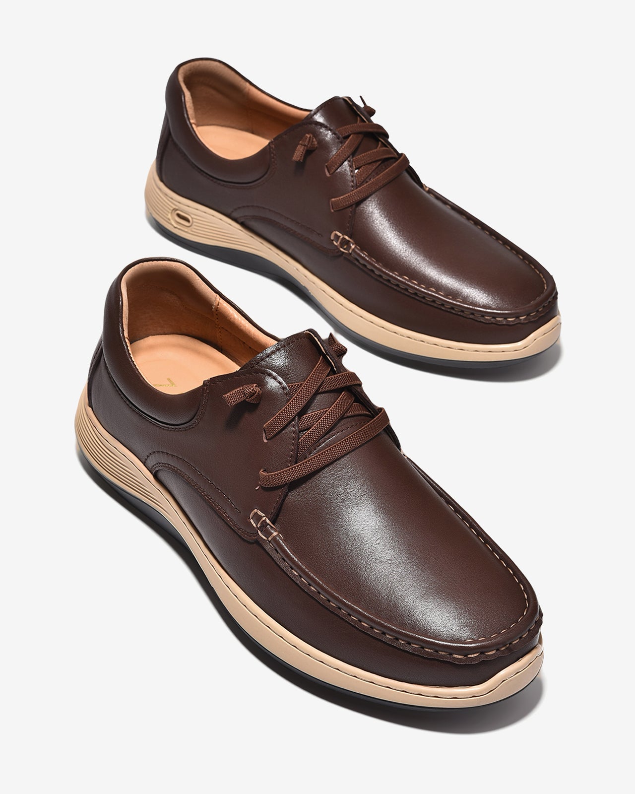 Giày Tây Nam Zuciani Đế Phối Màu-GSD12-Nâu Color2
