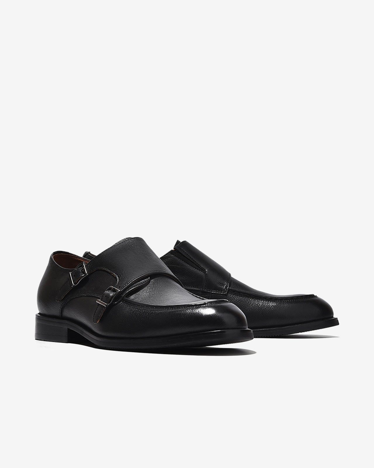 Giày Tây Nam Zuciani Monk Strap-GVR01Đen Color1