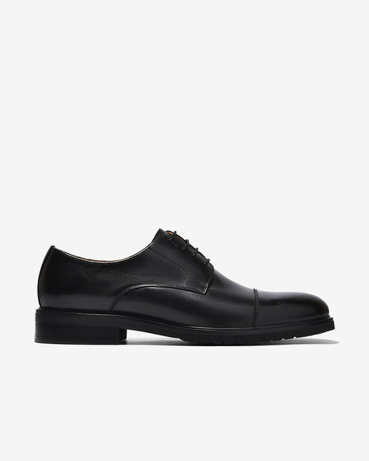 Giày Tây Nam Zuciani Derby Cap-Toe-GVR02Đen Color1First