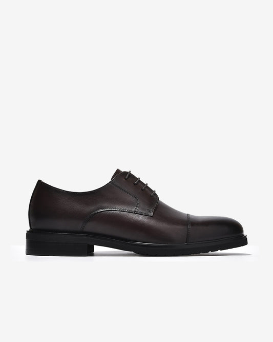 Giày Tây Nam Zuciani Derby Cap-Toe-GVR02Nâu Color1First