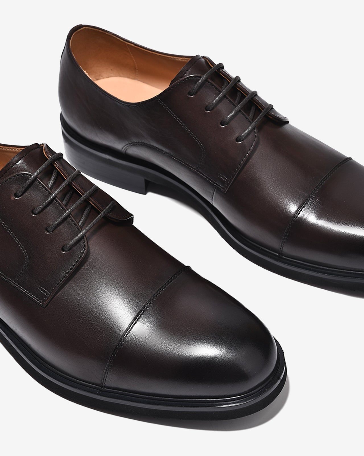 Giày Tây Nam Zuciani Derby Cap-Toe-GVR02-Nâu Color2