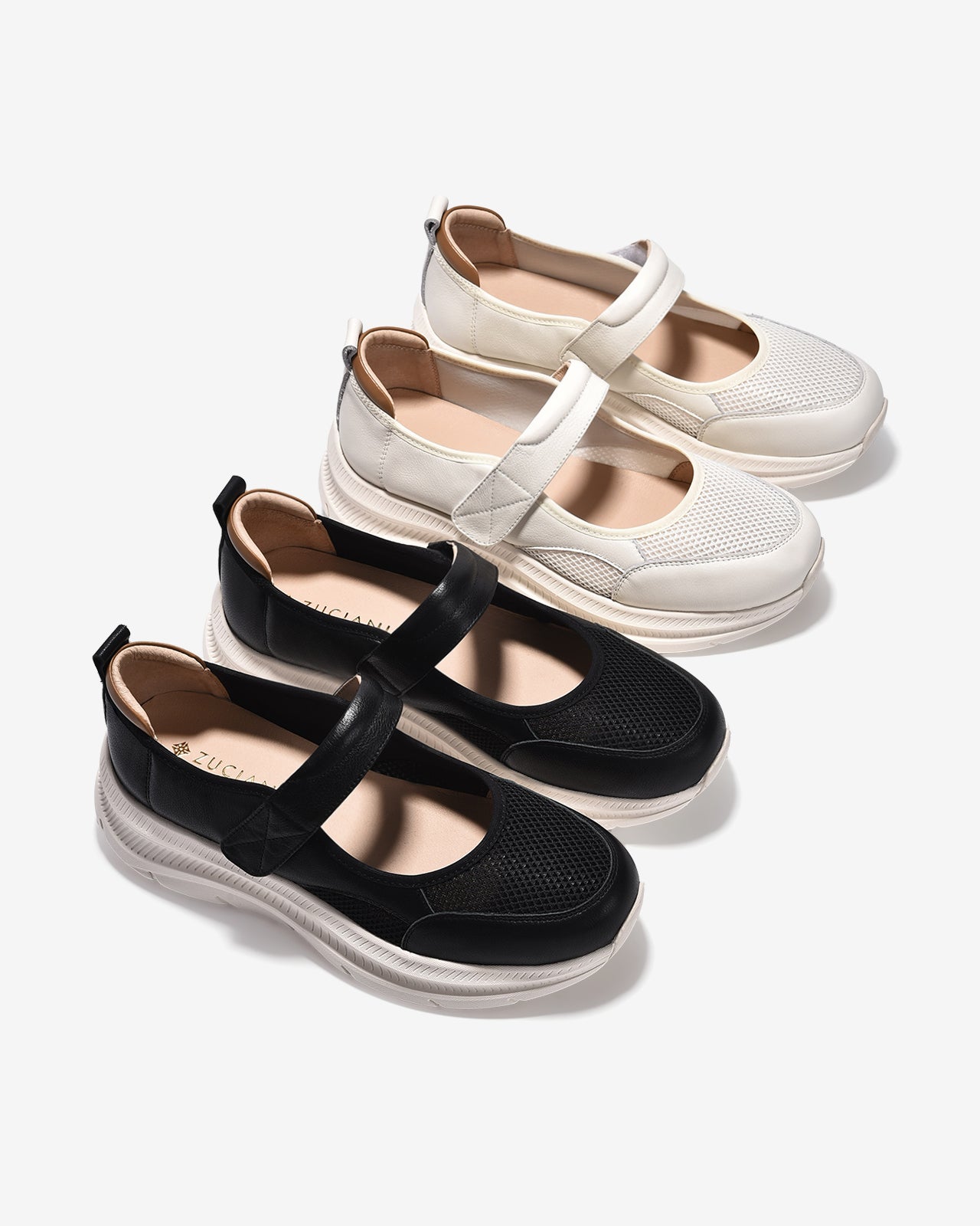 Giày Đi Bộ Zuciani Noirsole N20-GCM20-Đen Color1