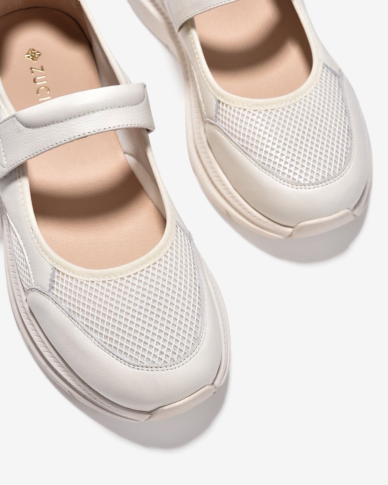 Giày Đi Bộ Zuciani Noirsole N20-GCM20-Trắng Color1