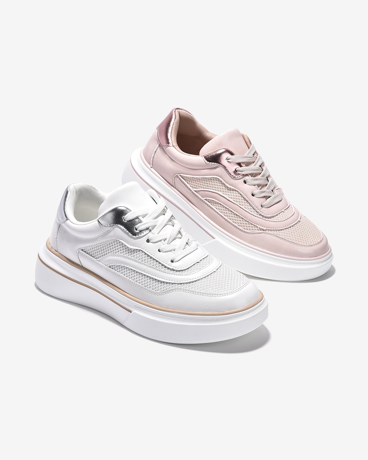 Giày Thể Thao Zuciani The Trend Walkers N04-GFD04-Hồng Color1