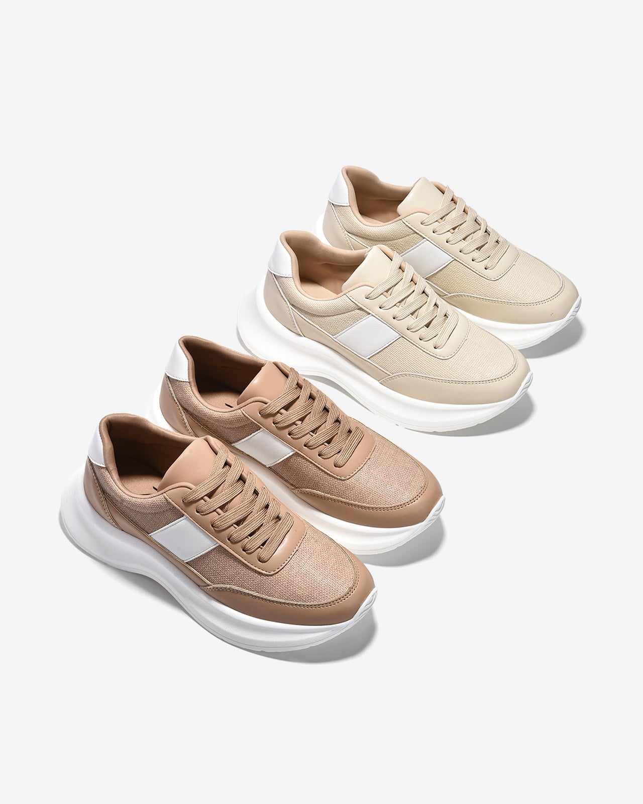 Giày Thể Thao Zuciani The Trend Walkers N07-GFD07-Cafe Color1