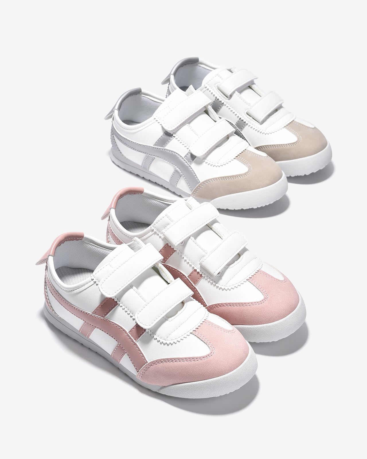 Giày Thể Thao Zuciani Trẻ Em Quai Phối-GXR11-Hồng Color1