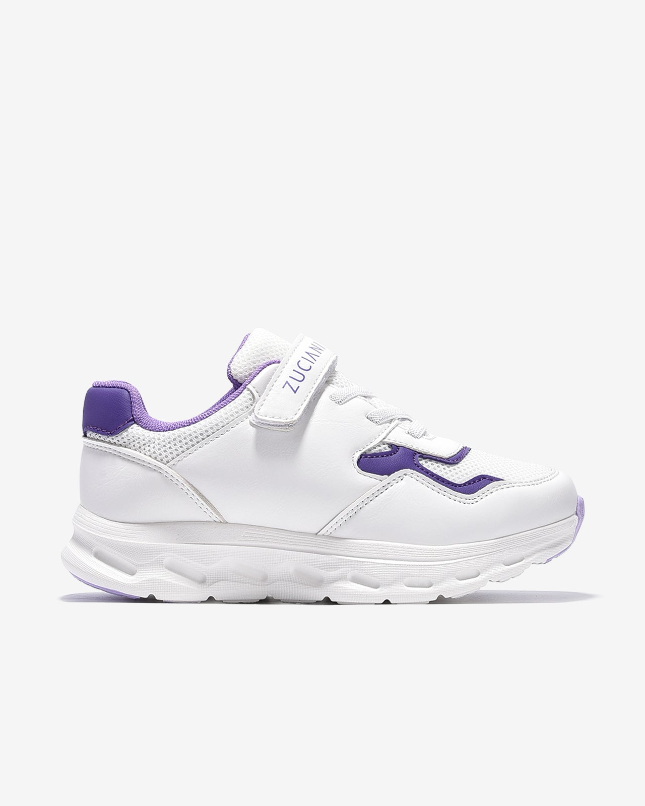 Giày Thể Thao Zuciani Trẻ Em Quai Dán-GXR15-Tím Color2First