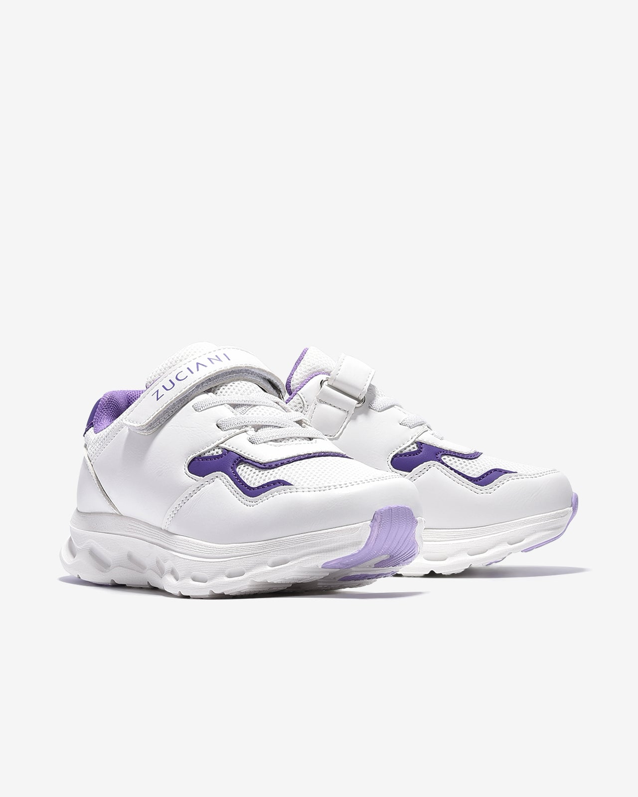 Giày Thể Thao Zuciani Trẻ Em Quai Dán-GXR15-Tím Color2