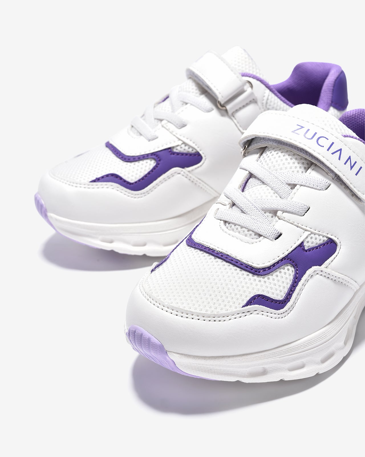 Giày Thể Thao Zuciani Trẻ Em Quai Dán-GXR15-Tím Color2