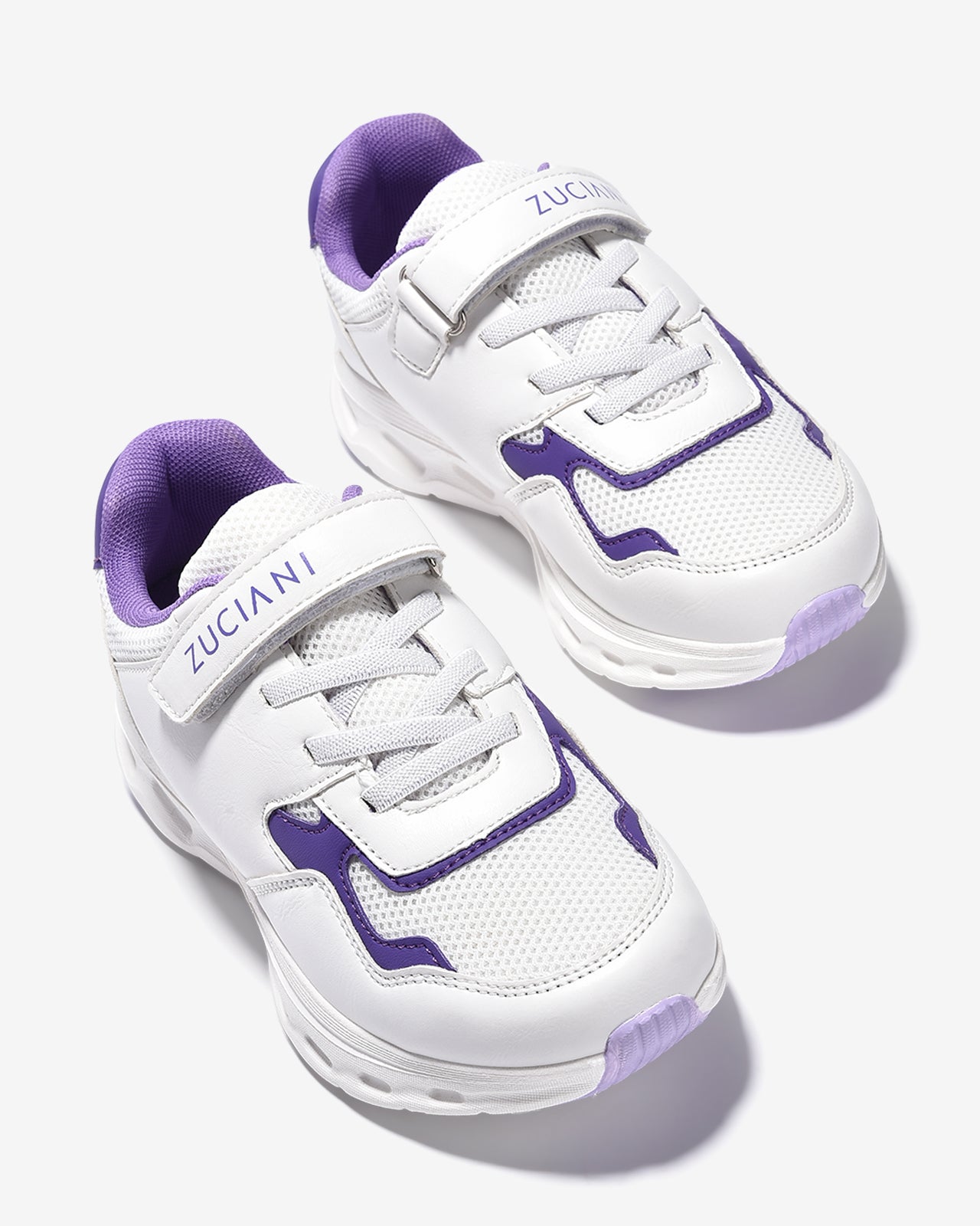 Giày Thể Thao Zuciani Trẻ Em Quai Dán-GXR15-Tím Color2