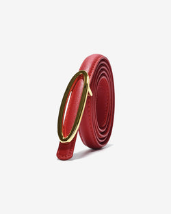 Thắt Lưng Nữ Zucia Khóa Oval-TD16-Đỏ Color1First