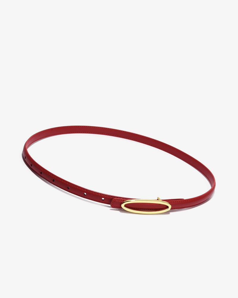 Thắt Lưng Nữ Zucia Khóa Oval-TD16-Đỏ Color1