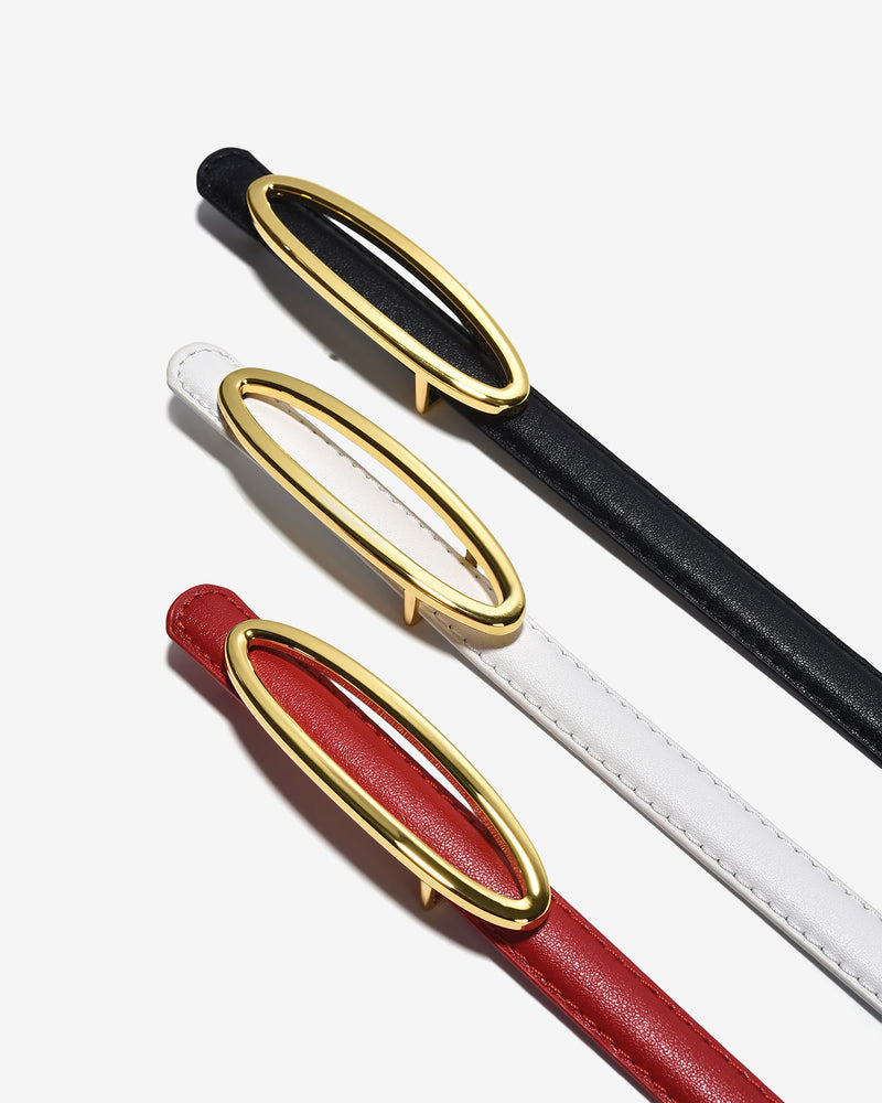 Thắt Lưng Nữ Zucia Khóa Oval-TD16-Đỏ Color1