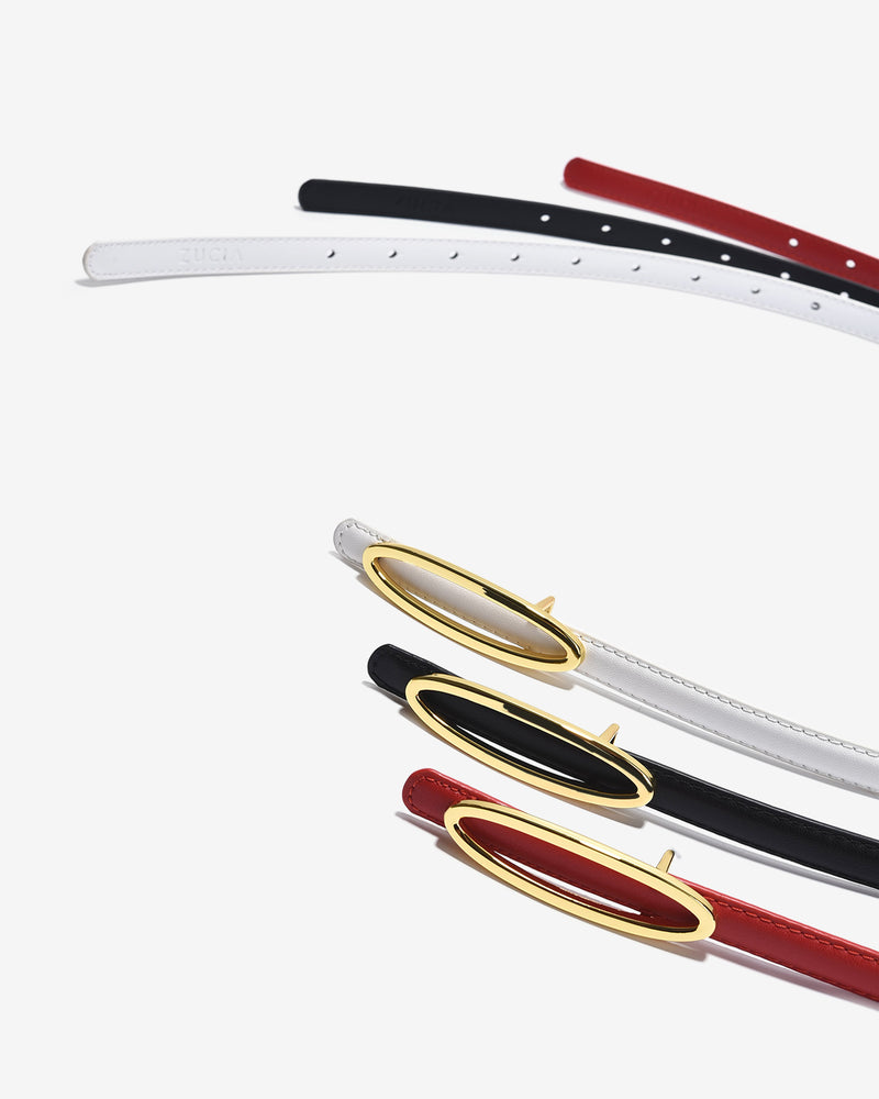 Thắt Lưng Nữ Zucia Khóa Oval-TD16-Trắng Color2
