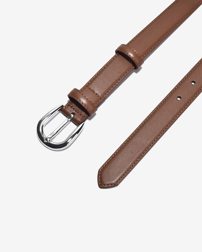 Thắt Lưng Nữ Zucia Dây May Bản Nhỏ-TD17-Bò Color1