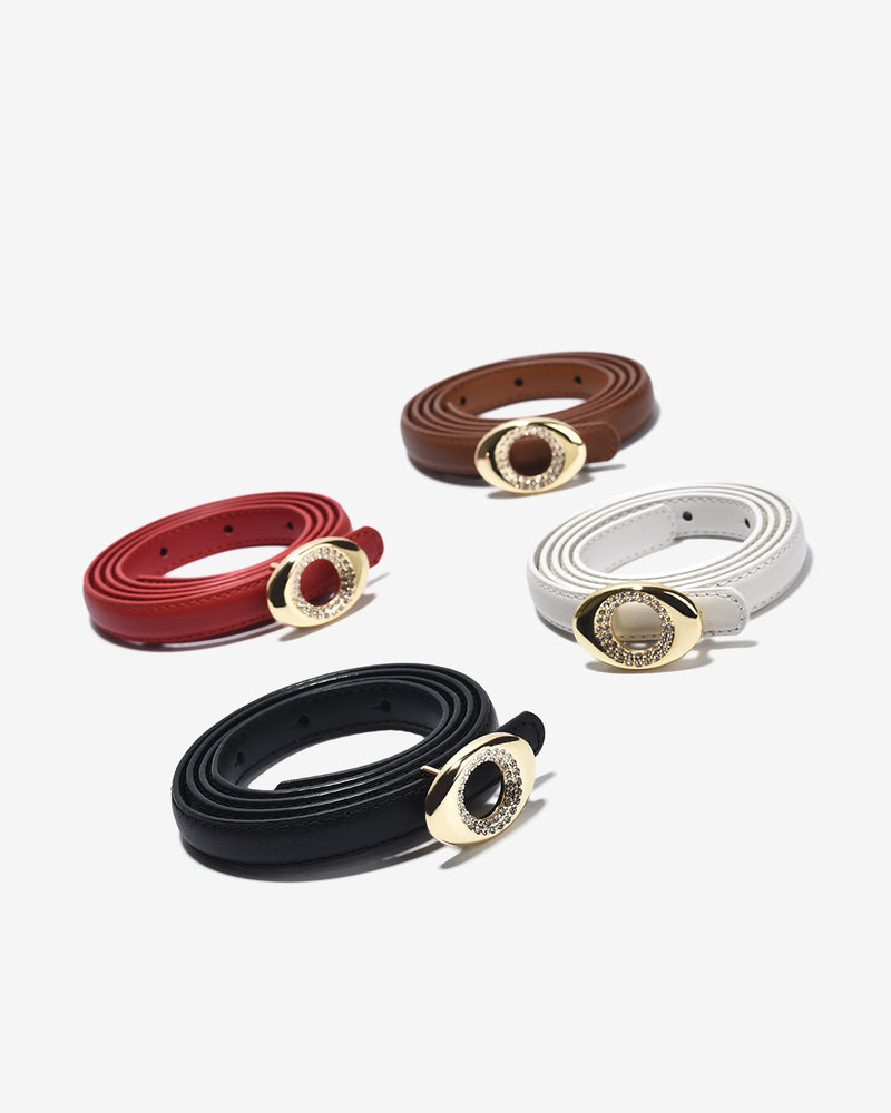 Thắt Lưng Nữ Zucia Khóa Tròn Đính Hạt-TD18-Đỏ Color3