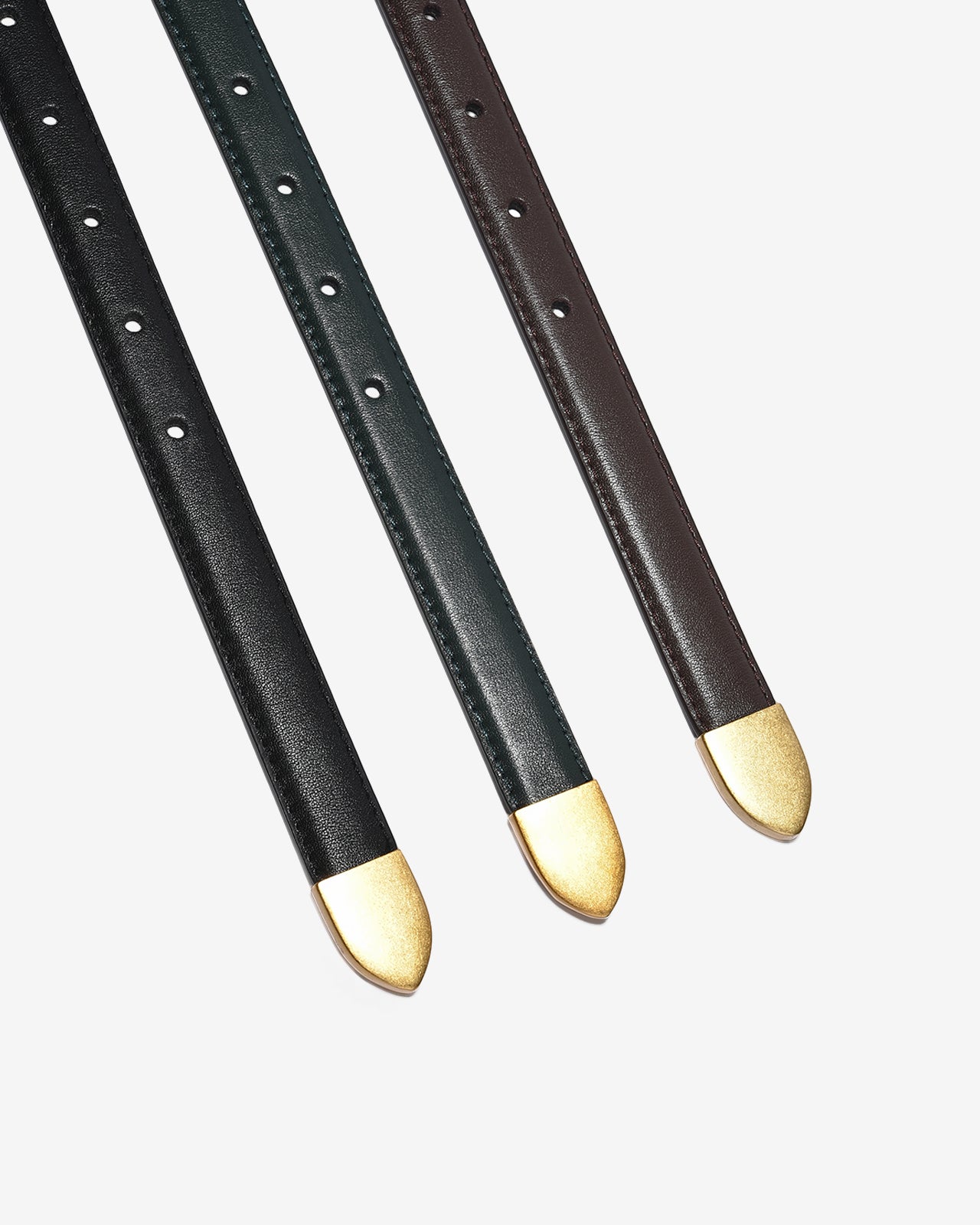 Nịt Da Nữ Zucia Đầu Khoá Kim Vuông Bo Mềm-TD40-Nâu Color3