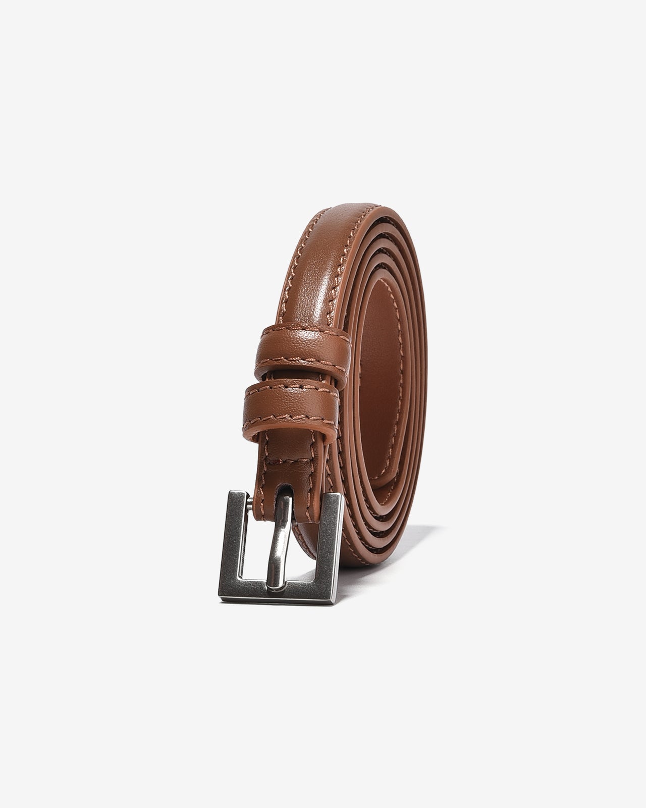 Nịt Da Nữ Zucia Đầu Khoá Kim Vuông Nhỏ-TD41-Bò Color3First