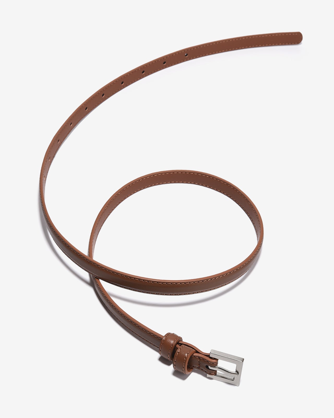 Nịt Da Nữ Zucia Đầu Khoá Kim Vuông Nhỏ-TD41-Bò Color1